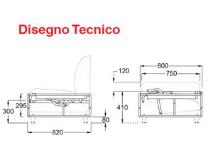 Divano letto singolo <strong>Modello Girevole</strong> - immagine 22