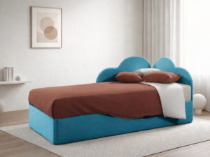 Letto singolo con secondo letto estraibile Modello Nuvola (Kiss) - immagine 6