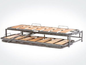 Letto singolo con secondo letto estraibile Modello Nuvola (Kiss) - immagine 21