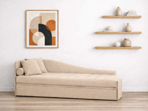 Divano letto Sun in colore beige