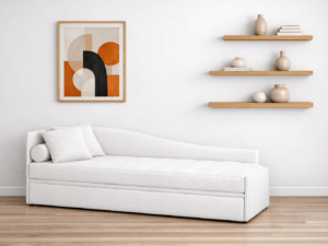 Divano letto Sun in colore bianco