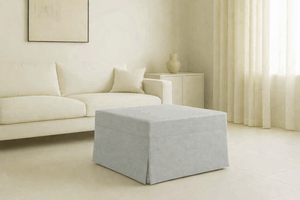 Pouf letto Sofia – Grigio chiaro – Ponti Divani