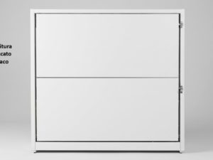 Dream – mobile chiuso con finitura in laccato opaco bianco