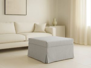 Pouf letto materasso singolo rivestimento in tessuto sfoderabile <strong>Modello Sofia Tessuto</strong>